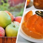 Bärnstensfärgad äppelsylt: skivorna är lika genomskinliga som klubbor Bärnstensfärgad äppelsylt: skivorna är lika genomskinliga som klubbor