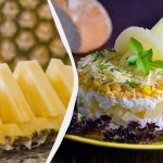 En sådan sallad med ananas som du definitivt inte har